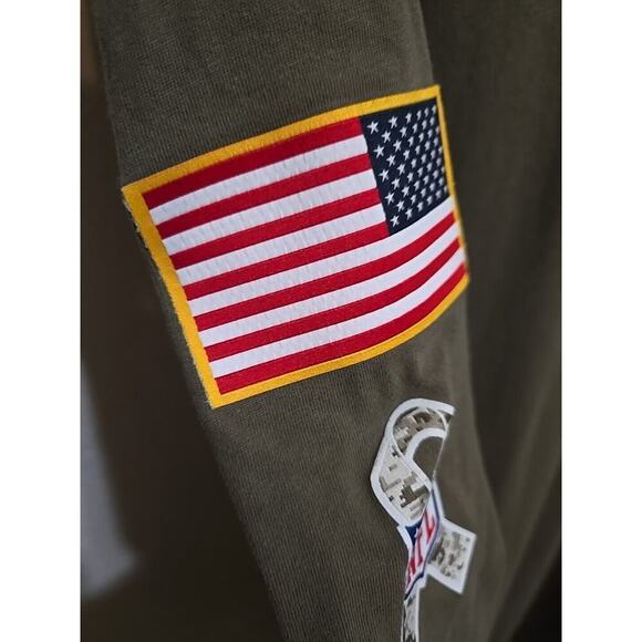 Los Angeles Charges Salute To Service Nike Shirt Mens Medium Green NFL Onfieldap - Picture 8 of 16